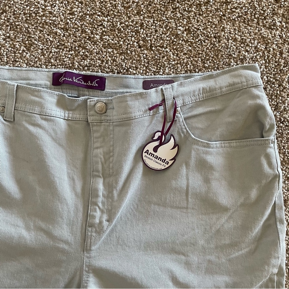 Gloria Vanderbilt Amanda Classic Original Flattering Jeans Womens 22W Straight - Picture 6 of 13